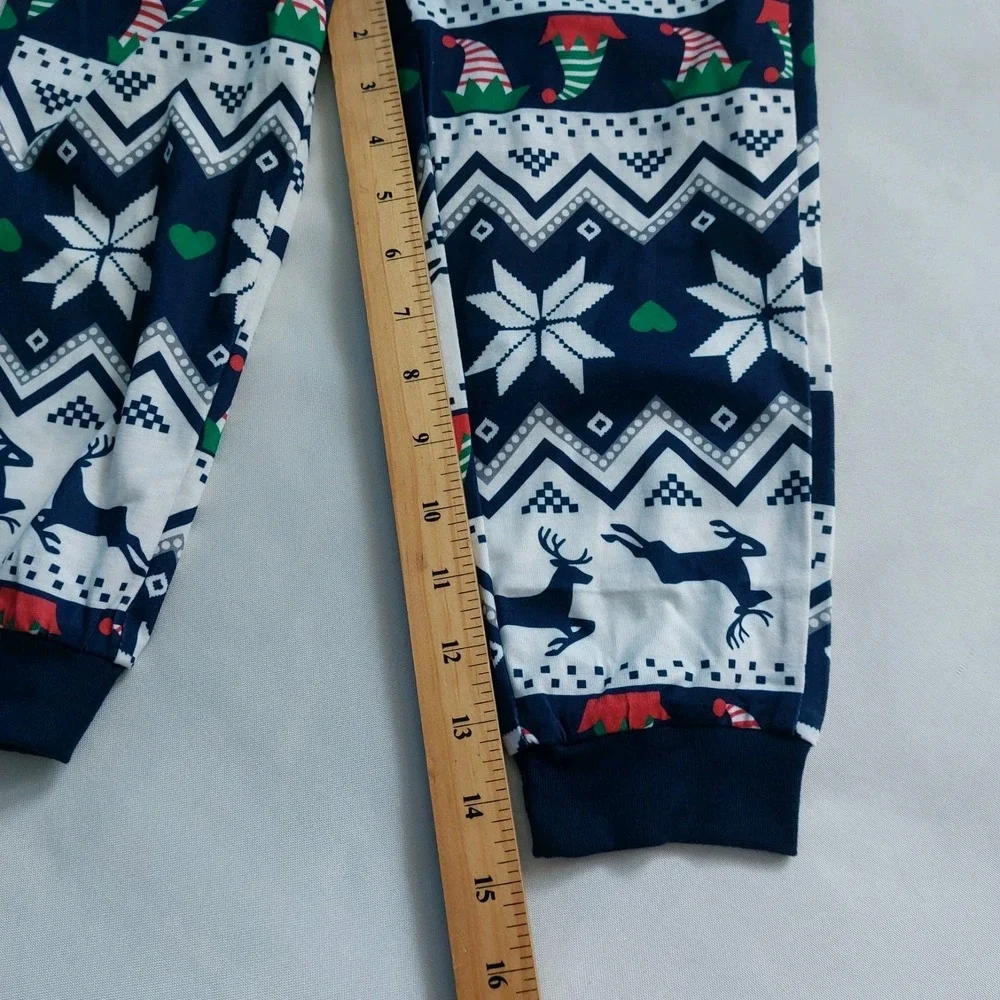 PatPat  Kids Pajama Set Christmas Two Piece Navy White Size 3 -‎ 4